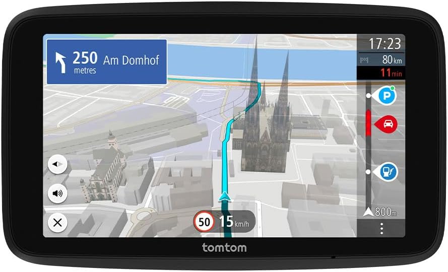TomTom GO Navigator 2nd Gen 6 display Europe Maps Real-Time Traffic