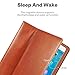 KAVAJ Leather iPad Pro 9.7 Case Cover Berlin for Apple iPad Pro 9.7 Cognac-Brown Genuine Cowhide Leather with Built-in Stand Auto Wake/Sleep Function. Slim Fit Smart Folio Covers iPad Pro 9.7 Model