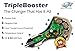 TripleBooster 7.2A/36W 3 Port Universal Car Charger with 3 USB Cables and Storage Bag