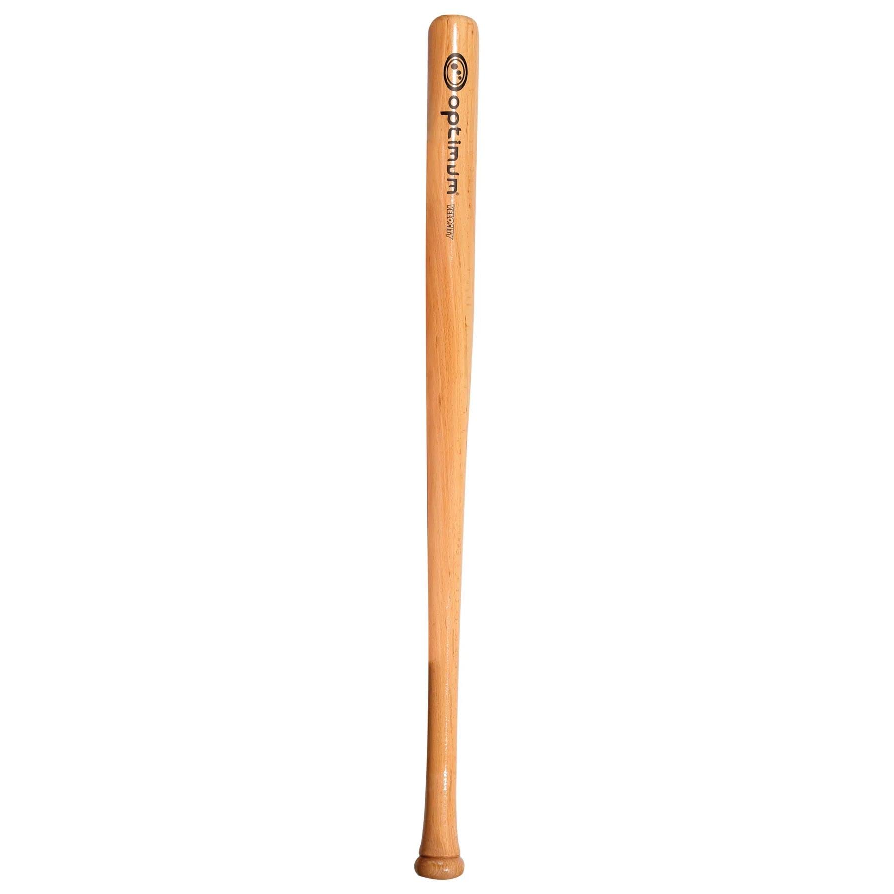 Optimum Sport Velocity Wooden Baseball Bat, 32" Heavyweight & High Strength Baseball Bat with Beech Wood Grip for Enhanced Control & Swing Speed Across Training & Recreational Play – Brown