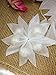 Ohah Craft White Flower Shape Pull Bow Jordan Almonds Candy Bow Ribbon Decor Wedding Favor