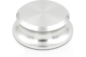 Menesia Record Weight Stabilizer, Turntable and Vinyl Record Weight, Premium Vinyl Stabilizer for Superior Sound (Silvery)