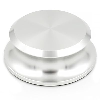 Menesia Record Weight Stabilizer, Turntable and Vinyl Record Weight, Premium Vinyl Stabilizer for Superior Sound (Silvery)