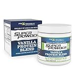 Super Powder *ONLY 90 CALORIES* Best Vanilla Whey, Vit D3, Wheatgrass, BCAA all in one scoop