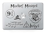 Harry Potter Decal Set - Apple Macbook Laptop Vinyl Sticker Decal (Pack of 7)