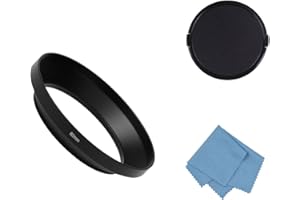 SIOTI 82mm Lens Hood, Matte Treatment Inside, Aluminum Material, Compatible with All Camera Lens S/C/N/F/O/P etc.(82mm)