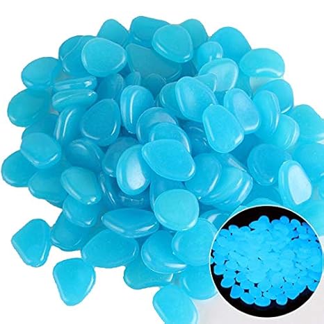 Buy 1 Pcs Unique Aquarium Fake Pebbles Glow Stone Fashion Luminous