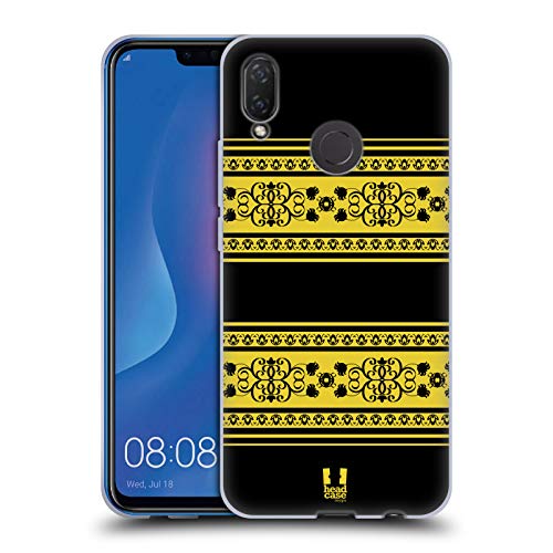 Head Case Designs Ornaments Abaya Prints Soft Gel Case for Huawei P Smart Plus/Nova 3i