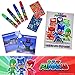 PJ Masks Coloring and Activity Book Set, Includes Markers, Stickers, Mess Free Crafts Color Kit in Mini Travel Backpack, for Toddlers, Boys and Kids