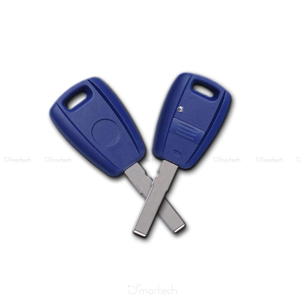 Car Passion Key Cover for Fiat Punto, Stilo, Doblò, 500, 600, Bravo, Brava, Marea, Idea - Flat Blade