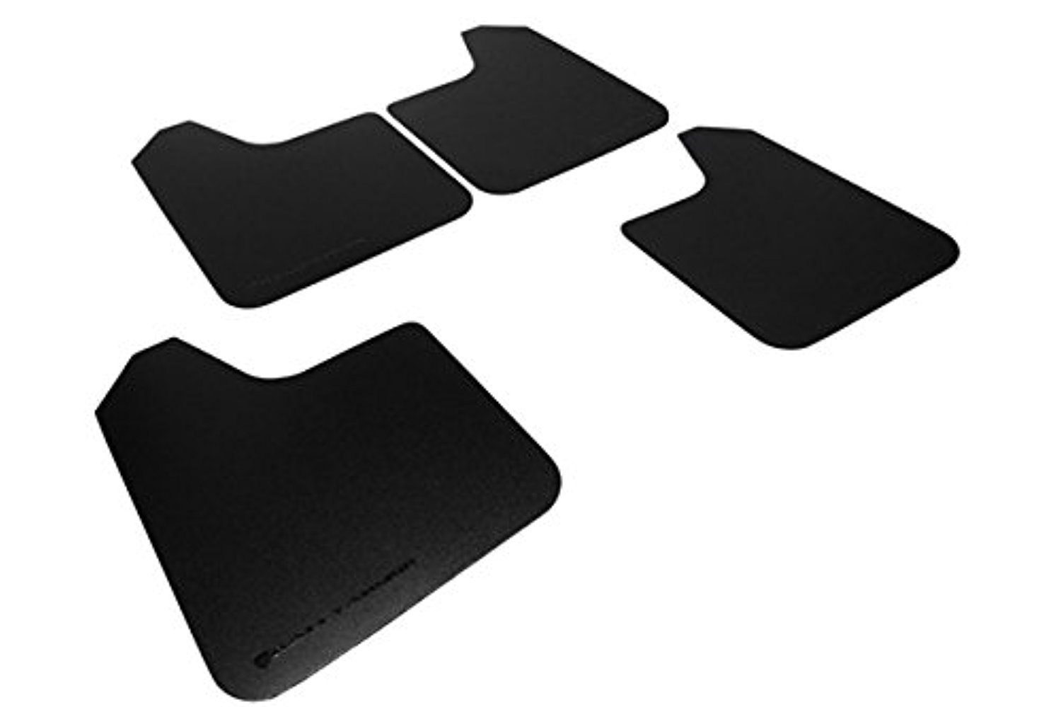 Rally Armor MF12-BAS-BLK Basic Black Mud Flap with