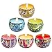 VCOO Scented Candles Gift Set, 100% Soy Wax Candle for Women Smokeless Portable Travel Tin Candles for Aromatherapy and Stress Relief(6 Packs)thumb 1