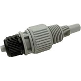 Blue-White Injection Fitting - for 0.38" OD Tubing Connector A-014N-6A