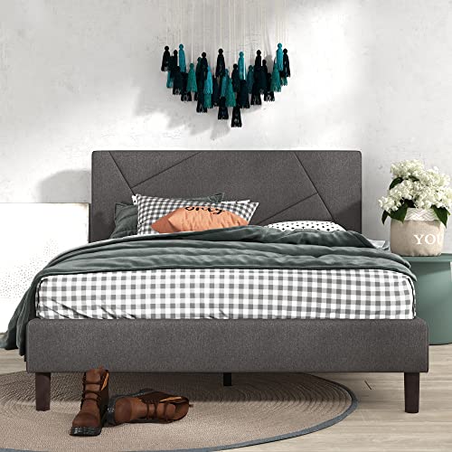 ZINUS Judy Upholstered Platform Bed Frame / Mattress Foundation / Wood