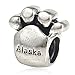 Alaska Big Bear Paw 925 Sterling Silver Bead Fits European Brand Charms Bracelets