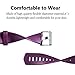 iGK Replacement Bands Compatible For Fitbit Charge 2, Adjustable Replacement Bands with Metal Clasp Classic Edition Plum Small