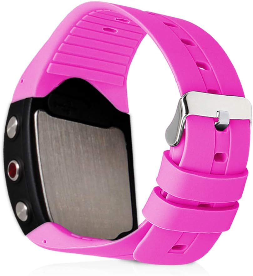 kwmobile Pulsera Compatible con Polar M400 / M430 - Brazalete de Silicona en Rosa Fucsia sin Fitness Tracker