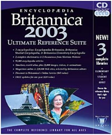 Encyclopedia Britannica 2003 Ultimate Reference Suite