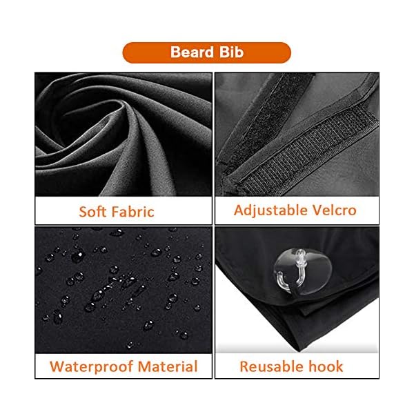 Beard-Apron-Beard-Trimming-Catcher-Cape-for-Men-Shaving-Hair-Clippings-Waterproof-Non-Stick-Hair-Catcher-Grooming-Cloth-with-2-Suction-Cups Beard Apron, Beard Trimming Catcher Cape for Men Shaving & Hair Clippings, Waterproof Non-Stick Hair Catcher Grooming…