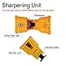 Chainsaw Sharpener,IELECMG Chainsaw Teeth Sharpener Work Sharp Chain Saw Sharpener Chain Saw Blade Sharpener (Only Fit Chainsaw Bar with 2 Holes)