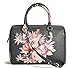 GUESS Rose Floral Box Satchel Handbag Tote Bag Purse