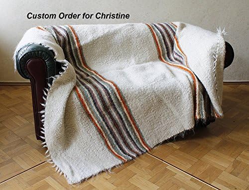 Custom Order for Christine, wool blanket in size 200 x 228 cm ( 78 x 90 inch)