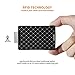 Credit Card Holder Ridge Wallet, RFID-Blocking Slim Aliminum Minimalist Metal Wallet with Money Clip, Card Holder Wallet for Men, Reliable Money Credit Card Protector