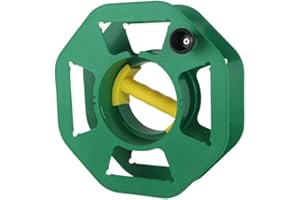 FABULETTA Plastic Cable Reel Organizer for Extension Cords, Hexagonal Winding Disk with Central Handle for Quick Storage, Rol