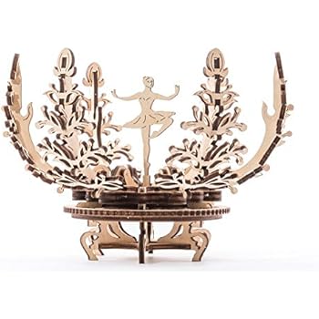 Ugear Mechanical Flower 3D Wooden Puzzle