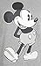 Disney Womens Plus Size T-Shirt Mickey Mouse Print (Heather Grey, 3X)