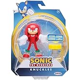 Sonic The Hedgehog 4'' Articulated Action Figure Collection (Choose Figure) (Knuckles 2.0), (STH2022)