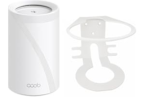 Roolaudk Wall Mount for TP-Link Deco BE63/ BE65/BE10000 Mesh Wi-Fi 7 System, Sturdy Metal Made Mount Stand Holder, Space-Savi