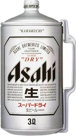 Amazon Co Jp アサヒ スーパードライ3l ミニ樽 1ケース6本入り