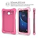 MoKo Samsung Galaxy Tab A 7.0 Case - Kids Friendly Ultra Light Weight Shock Proof Super Protective Cover Case for Samsung Galaxy Tab A 7.0 Inch Tablet 2016 Release (SM-T280 / SM-T285 Version), MAGENTA
