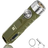 RovyVon Aurora A1 G4 Rechargeable Keychain Flashlight 650LMS Super Bright | 650 lumens Super Bright, 5 Modes Pocket light with Lockout, IPX6 Mini Keychain Flashlight for Work Home Camping Emergencies
