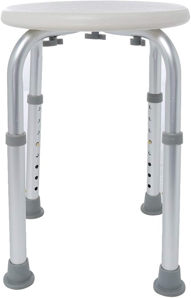 Silla de ducha de altura ajustable, banco antideslizante de ...