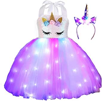 Amazon.com: SHINYOU Girls Unicorn Costume Dress Up ...