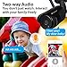 Jennov 5MP Wireless WiFi Security Camera H264+ Video Home Surveillance Outdoor Waterproof and Siren Alarm 2.4G Wi-Fi/Ethernet Connection Motion Detection Two-Way Audio