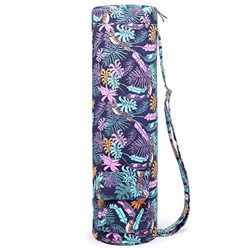image for Boence Yoga Mat Bag, Full Zip Exercise Yoga Mat Sling Bag with Sturdy 