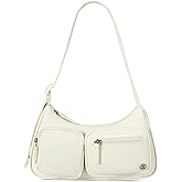 Telena Shoulder Bag Y2K Purse for Women Nylon Crescent Trendy Handbag with Adjustable Strap