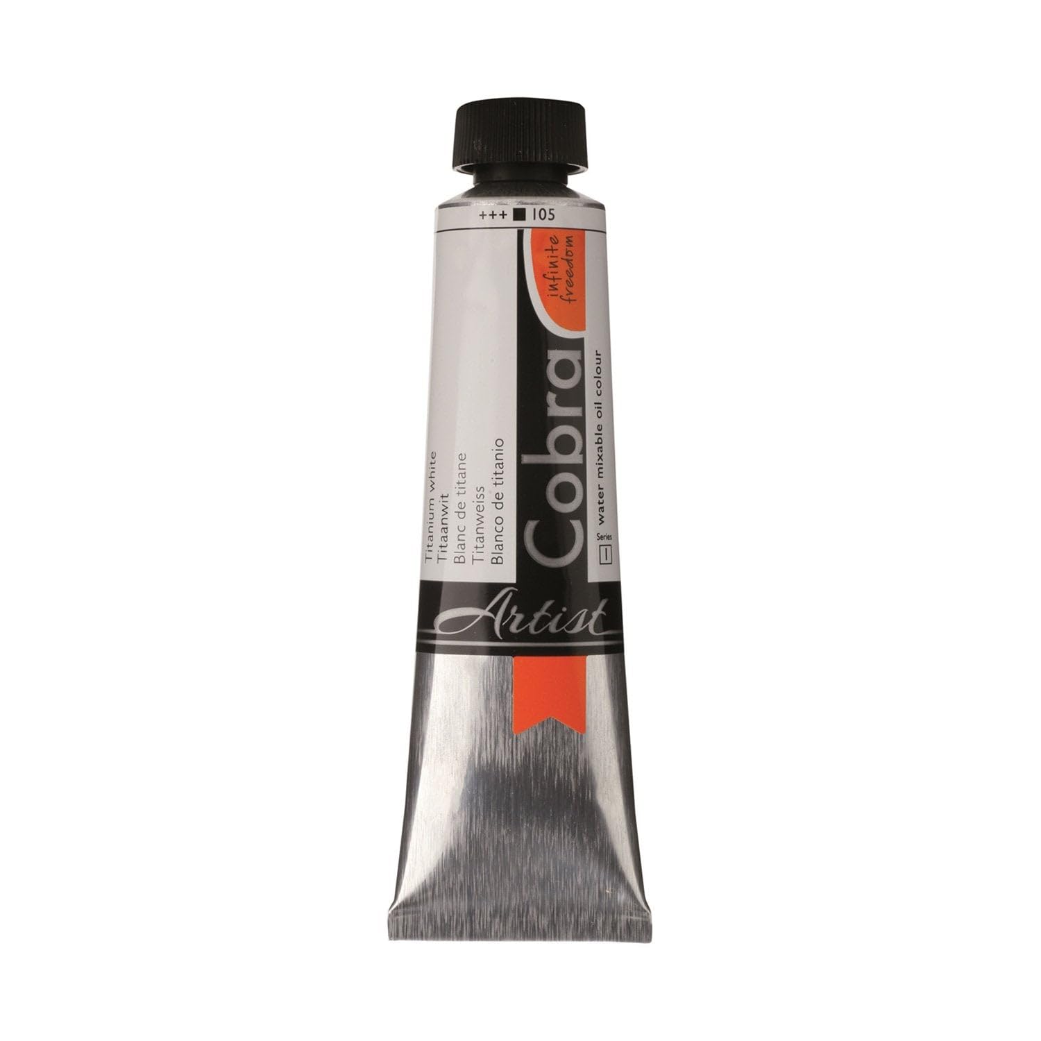 Cobra Artist Oil Colour Tube 40 ml Titanium White 105