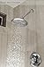 8 Inch Rain Shower Head by WaterPoint, Best High Pressure Rainfall Showerhead with Brass Swivel Ball, Polished Chrome, Uses 30% Less Water