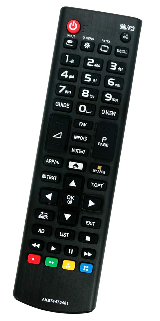 ALLIMITY AKB74475481 Remote Control Replacement for LG LCD TV 49UF640V 55LF592V 43UF6407 49UF6807 55UF6809 43LF590V 49UF6809 55UF680V 65UF680V 32LF592U 43UF640V 49UF680V 55UF6859