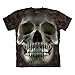 The Mountain Men's Big Face Skull T-Shirt, Black, L