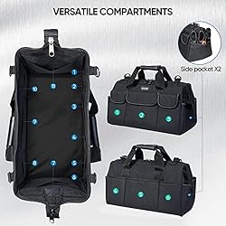 TICONN 16in Tool Bag with Waterproof Soft
