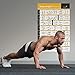 Bodyweight Exercise Poster - Total Body Workout - Personal Trainer Fitness Program - Home Gym Poster - Tones Core, Abs, Legs, Gluts & Upper Body - Improves Training Routine
