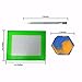 Elevated Equipment Large Silicone Wax Container + Dab Tool + Non-Stick Dab Mat Combo (Random)