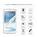 TANTEK [2-Pack Screen Protector for Samsung Galaxy Note 2,Tempered Glass Film,Ultra Clear,Anti Scratch,Bubble Free,Case Friendly