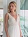 Mariell Cultured Freshwater Pearls & CZ Wedding Necklace and Earrings Set for Brides - Rhodium Plated