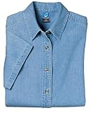 Port & Company Women's Short Sleeve Value Denim Shirt